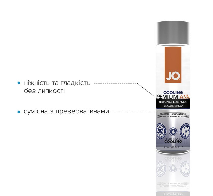 Лубрикант на силиконовой основе System JO ANAL PREMIUM COOLING 120 мл
