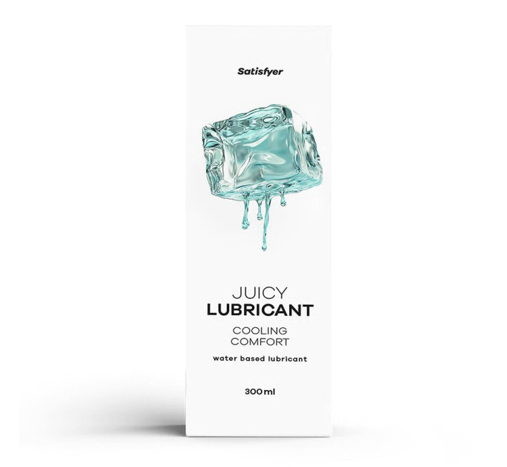 Лубрикант на водной основе Satisfyer Juicy Lubricant Cooling Comfort water based 300 мл
