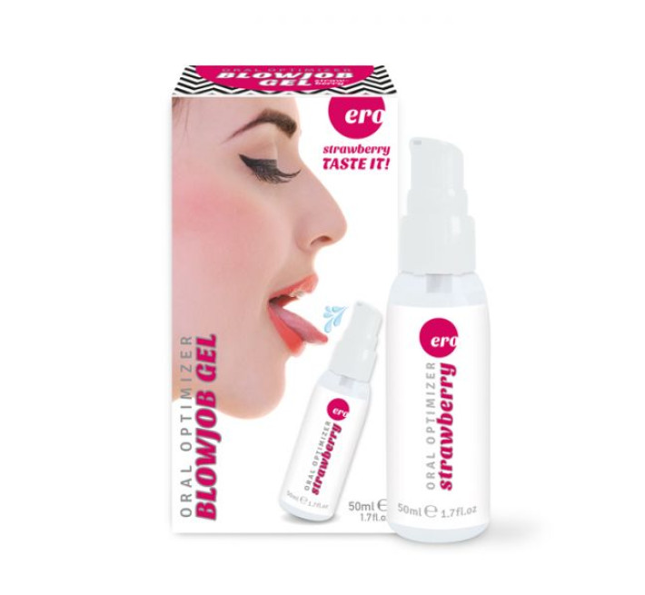 Стимулирующий оральный гель Hot Oral Optimizer Blowjob Gel Клубника 50 мл