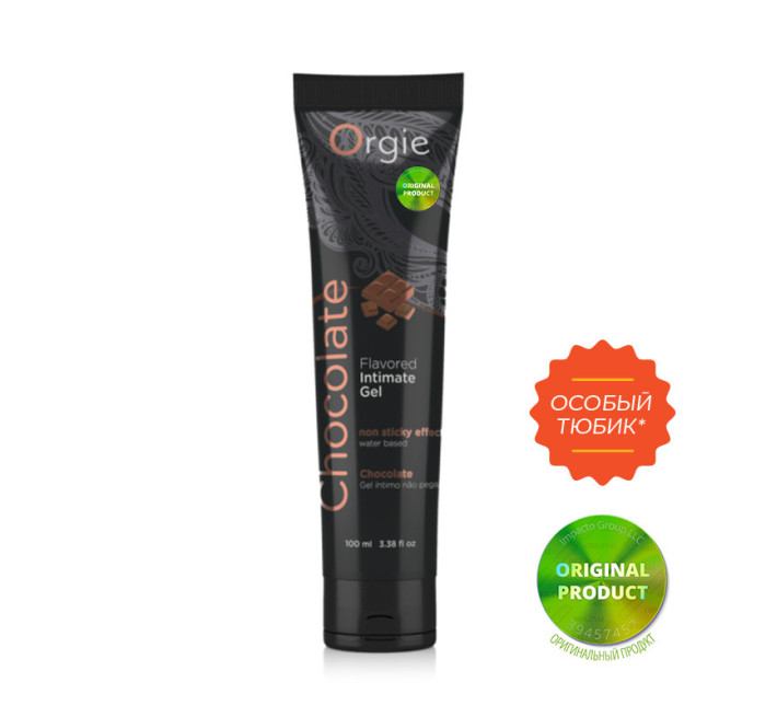 Їстівний лубрикант на водній основі Orgie Lube Tube Шоколад 100 мл