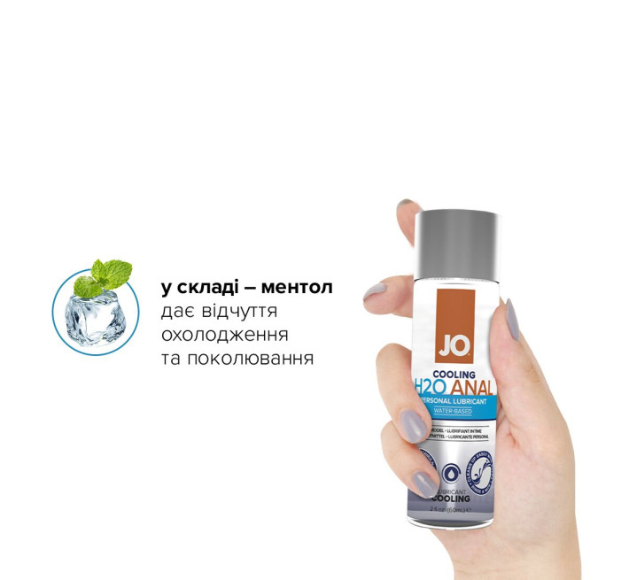 Лубрикант на водной основе System JO ANAL H2O COOLING 60 мл