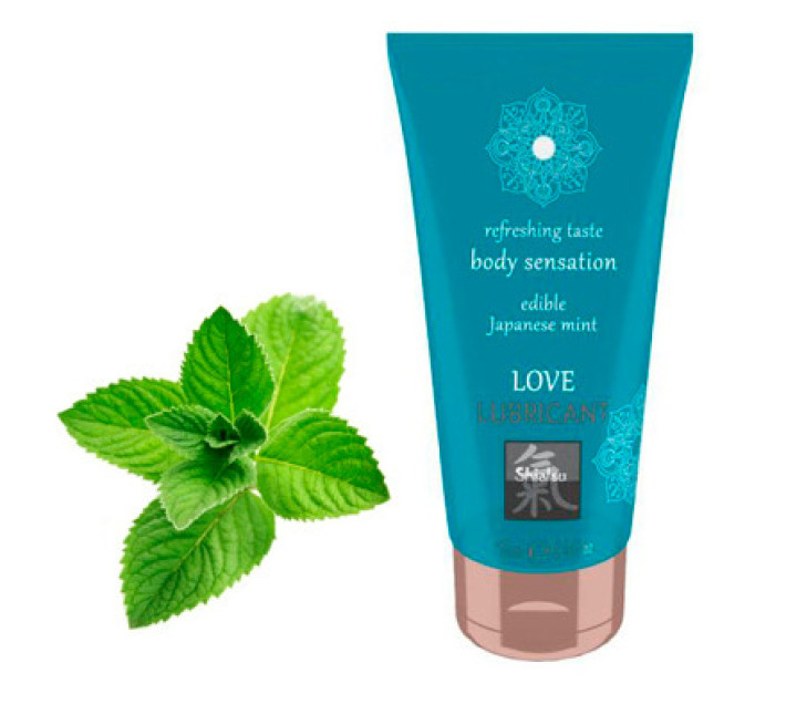 Съедобный лубрикант Hot SHIATSU Love Японская Мята 75 мл