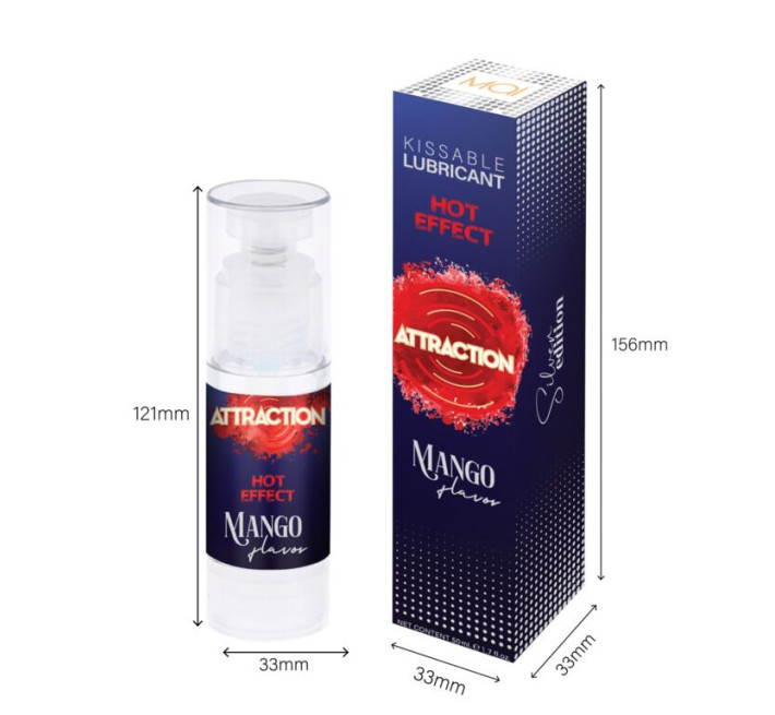 Смазка для орального секса с согревающим эффектом MAI Attraction Heat Mango (50 мл)