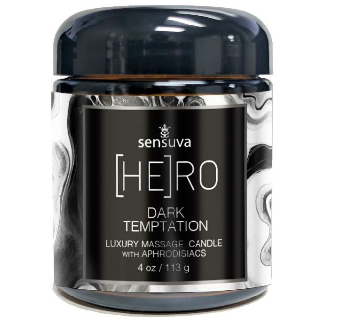Масажна свічка Sensuva RO Dark Temptation Massage Oil Candle 113г