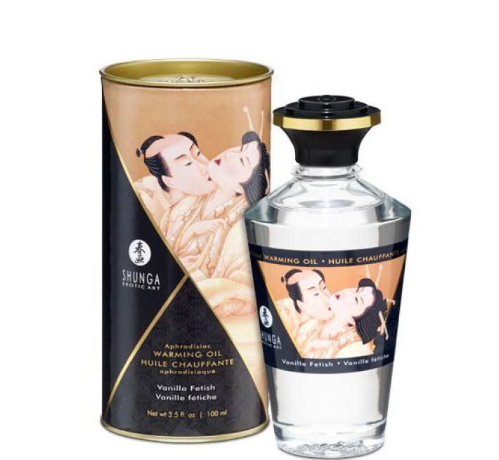 Олія Shunga Aphrodisiac Warming Oil Vanilla Fetish 100 мл