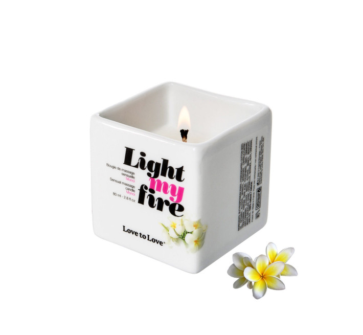 Масажна свічка Love To Love Light my fire Monoi (80 мл)