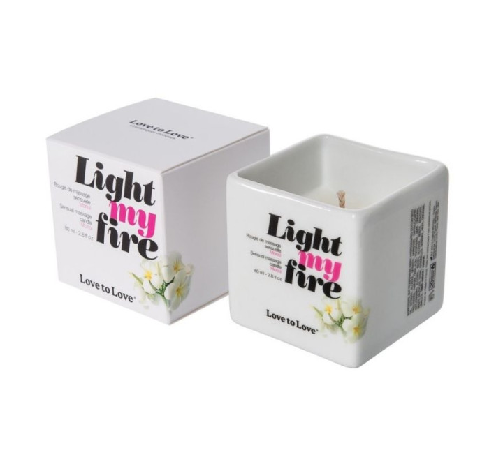 Масажна свічка Love To Love Light my fire Monoi (80 мл)
