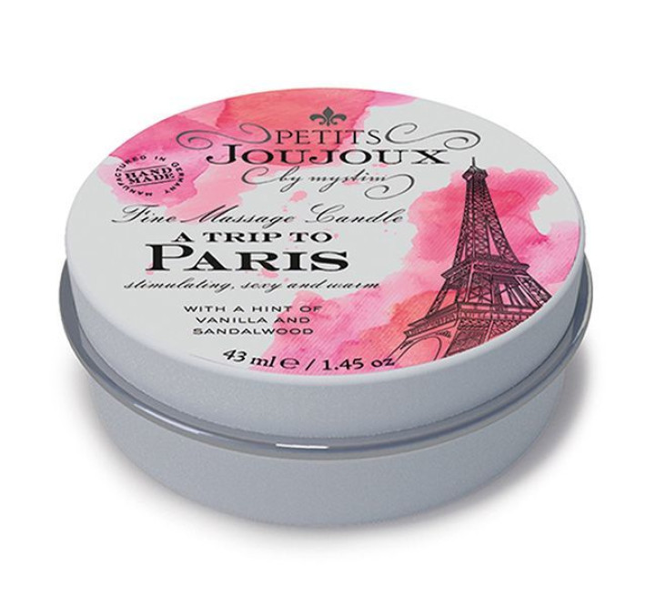 Массажная свечa Petits Joujoux Paris Vanilla and Sandalwood с афродизиаками 43 мл