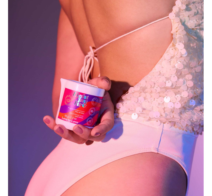 Масажна свічка Love To Love LIGHT MY FIRE Lotus (65 мл)