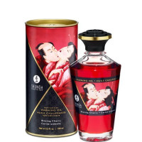 Разогревающее масло Shunga Aphrodisiac Warming Oil Blazing Cherry 100 мл