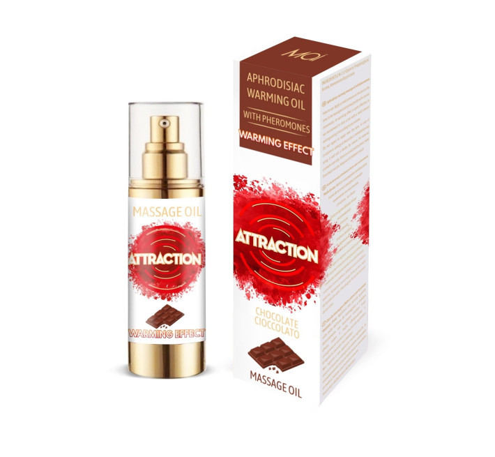 Разогревающее массажное масло с феромонами MAI PHEROMON MASSAGE OIL Шоколад 30 мл