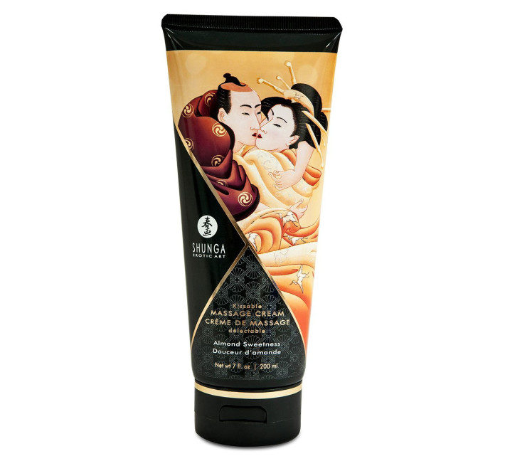 Съедобный массажный крем Shunga Kissable Massage Cream Almond Sweetness 200 мл