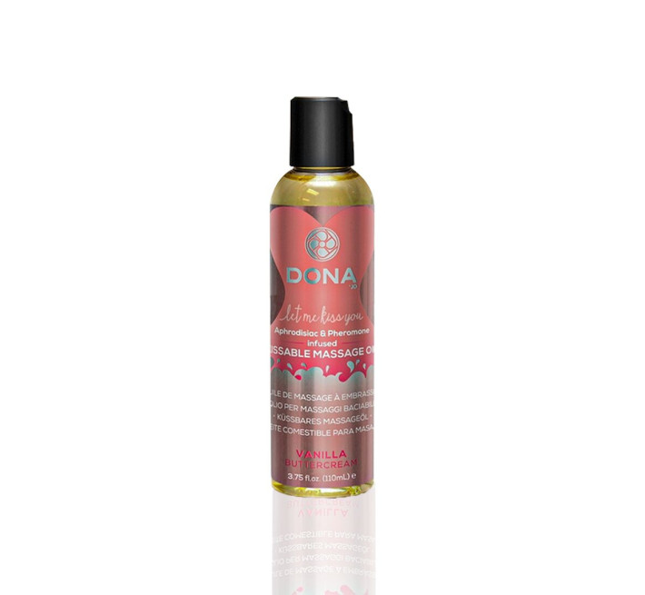 Масажна олія DONA Kissable Massage Oil Vanilla Buttercream 110 мл