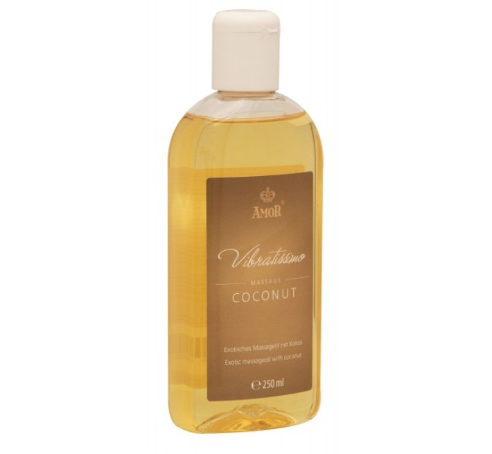 Массажное масло Amor Vibratissimo с ароматом кокоса 250 мл