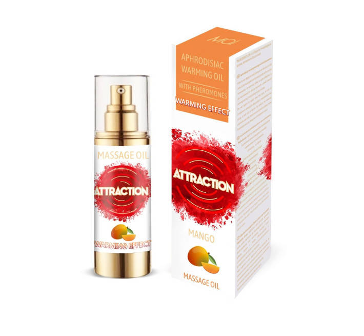 Масажне масло, що розігріває, з феромонами MAI PHEROMON MASSAGE OIL Манго 30 мл