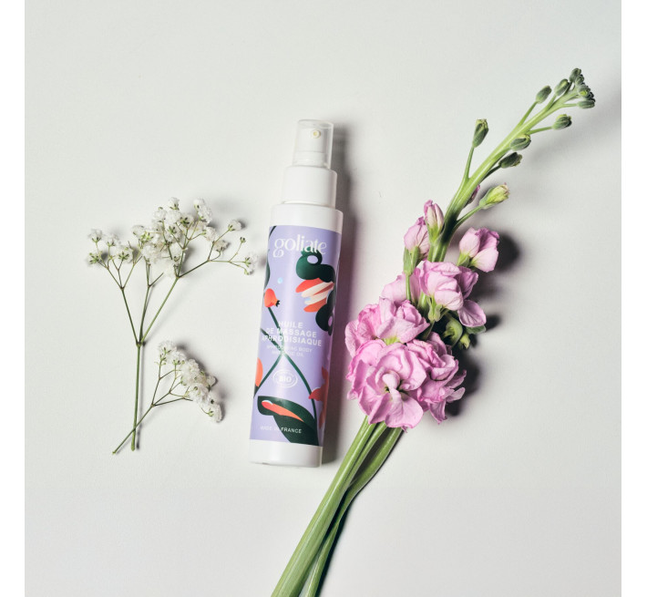 Масажна олія Goliate Huile De Massage Aphrodisiaque 100 мл, органічна, зігрівальний ефект