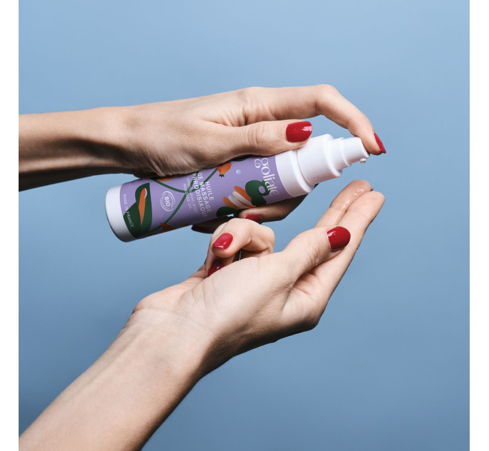 Масажна олія Goliate Huile De Massage Aphrodisiaque 100 мл, органічна, зігрівальний ефект