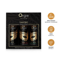 Набір олій для тантричного масажу Orgie – Tantric Mini Size Collection (3х30 мл), зволоження Набір олій для тантричного масажу Orgie – Tantric Mini Size Collection (3х30 мл), зволоження