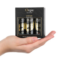 Набір олій для тантричного масажу Orgie – Tantric Mini Size Collection (3х30 мл), зволоження Набір олій для тантричного масажу Orgie – Tantric Mini Size Collection (3х30 мл), зволоження