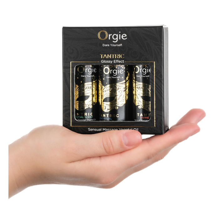 Набір олій для тантричного масажу Orgie – Tantric Mini Size Collection (3х30 мл), зволоження
