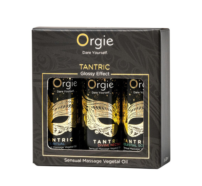 Набір олій для тантричного масажу Orgie – Tantric Mini Size Collection (3х30 мл), зволоження