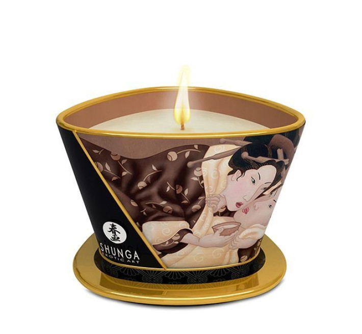 Масажна свічка Shunga Massage Candle Intoxicating Chocolate 170 мл
