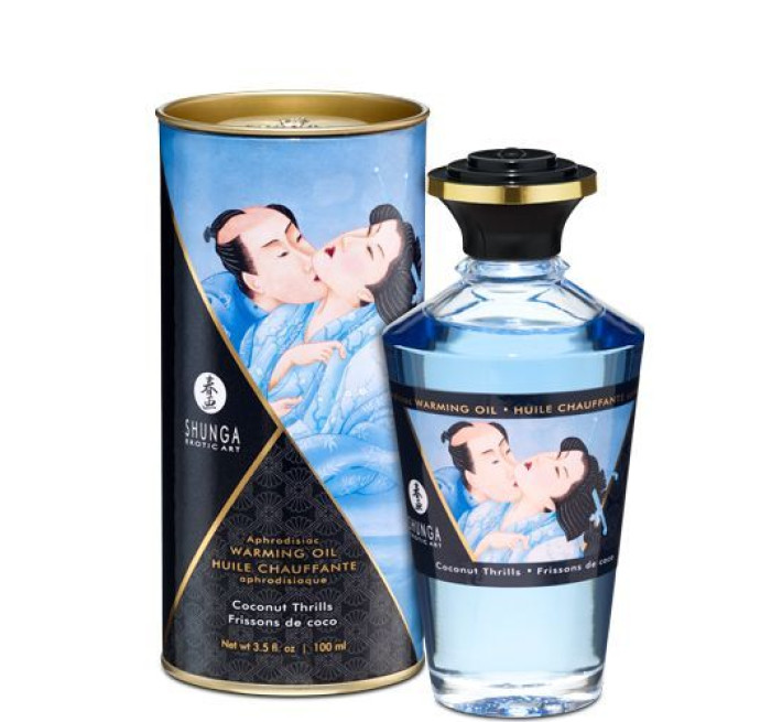 Олія Shunga Aphrodisiac Warming Oil Coconut Thrills 100 мл
