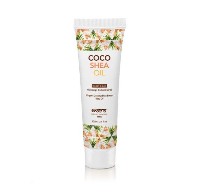 Органическое кокосовое масло Карите Ши для тела EXSENS Coco Shea Oil 100 мл