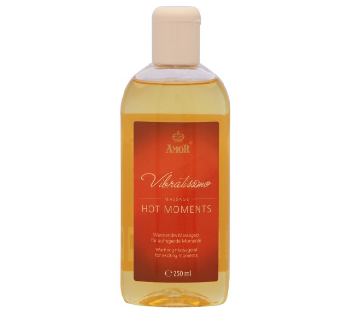 Масажна олія Amor Vibratissimo Гарячі моменти 250 мл