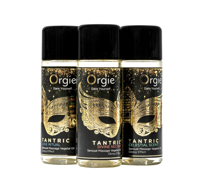 Набір олій для тантричного масажу Orgie – Tantric Mini Size Collection (3х30 мл), зволоження