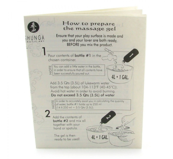 Гель для NURU масажу Shunga Oriental Body-to-Body Melon Mango 2 x 225 мл