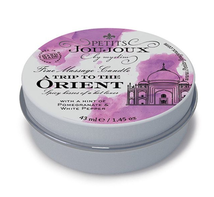 Массажная свечa Petits Joujoux Orient Pomegranate and White Pepper с афродизиаками 43 мл