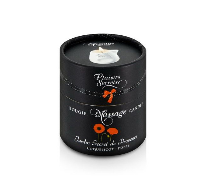 Масажна свічка Plaisirs Secrets з Квітковим ароматом 80 мл