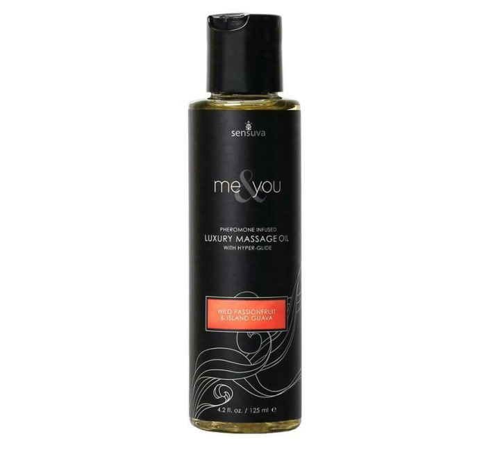 Массажное масло Sensuva Me&You Wild Passion Fruit & Island Guava с феромонами 125 мл