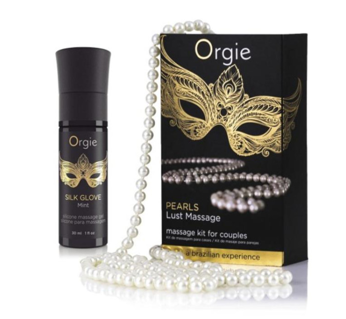 Набор для жемчужного массажа Orgie PEARLS LUST MASSAGE SET 30 мл