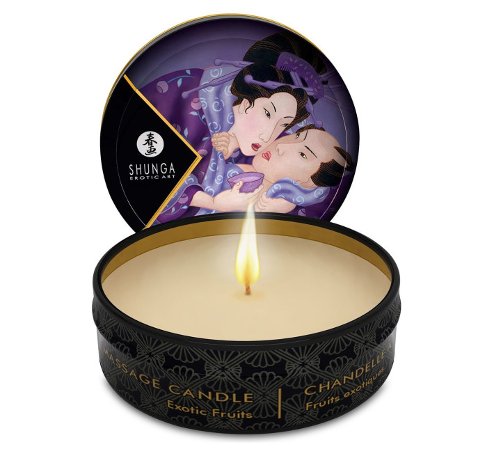 Массажная свеча Shunga Mini Massage Candle Exotic Fruits 30 мл