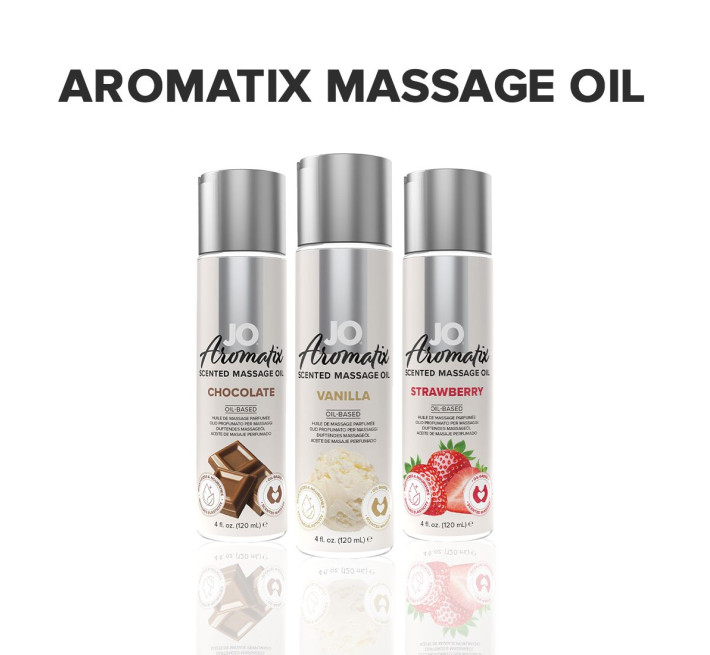 Натуральна масажна олія JO Aromatix Massage Oil Vanilla 120 мл