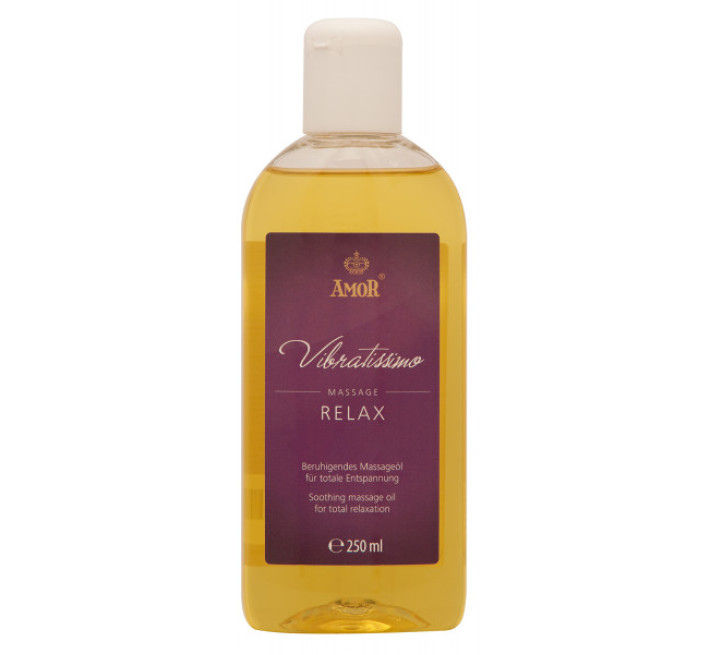 Масажна олія Amor Vibratissimo Relax заспокійливий аромат 250 мл