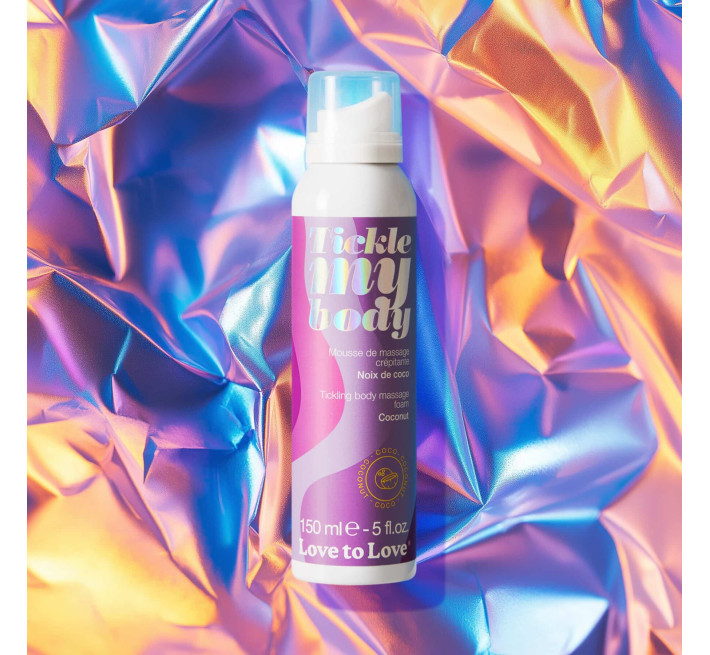 Масажна піна Love To Love Tickle my body COCONUT (150 мл) зволожувальна