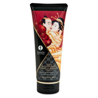 Їстівний масажний крем Shunga Kissable Massage Cream Sparkling Strawberry Wine 200 мл Їстівний масажний крем Shunga Kissable Massage Cream Sparkling Strawberry Wine 200 мл