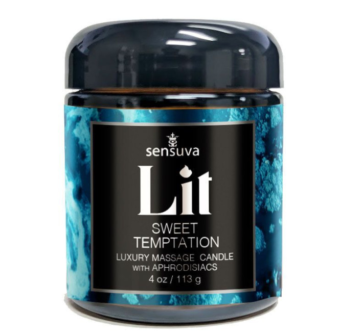 Массажная свеча Sensuva Lit Sweet Temptation Massage Candle 113г