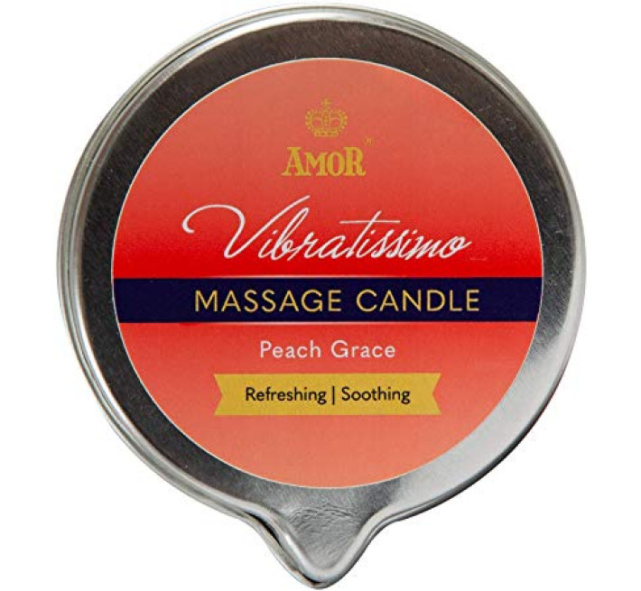 Масажна свічка Vibratissimo Peach Grace 50 мл
