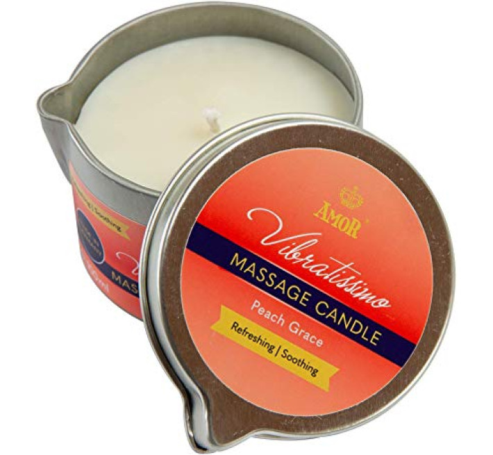 Масажна свічка Vibratissimo Peach Grace 50 мл