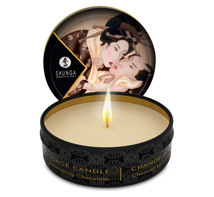 Масажна свічка Shunga Mini Massage Candle Intoxicating Chocolate 30 мл