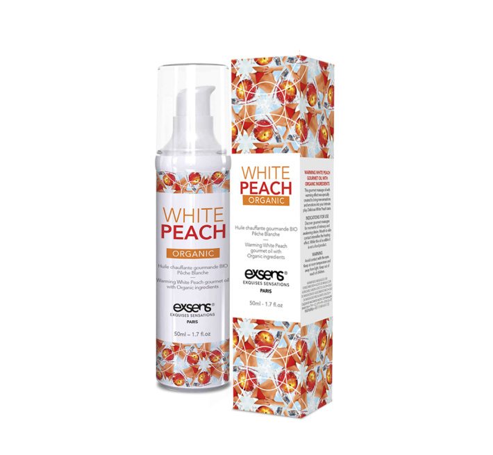 Масажна олія EXSENS Organic White Peach 50 мл