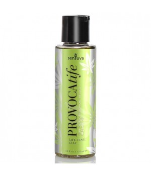 Массажное масло Sensuva: Provocatife Hemp Oil Infused Massage с феромонами и маслом конопли 125 мл