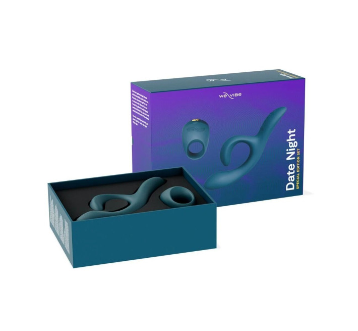Подарочный набор для пар We-Vibe Date Night Set: вибратор-кролик Nova 2, эрекционное кольцо Pivot