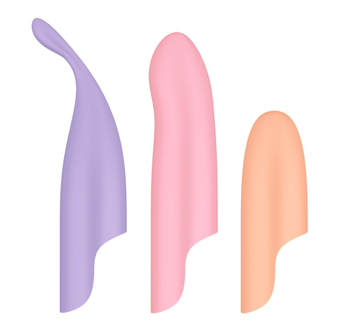 Набор 4-в-1 Satisfyer Playful Four, вибратор и 4 насадки, 12 режимов