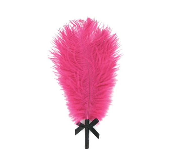 Романтичний набір Rianne S: Kit d'Amour: віброкуля, пір'їнка, маска, чохол-косметичка Чорний/рожевий