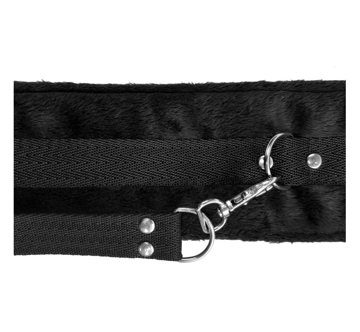 Набор ошейник с поводком и маска Art of Sex Soft Touch Light Черный